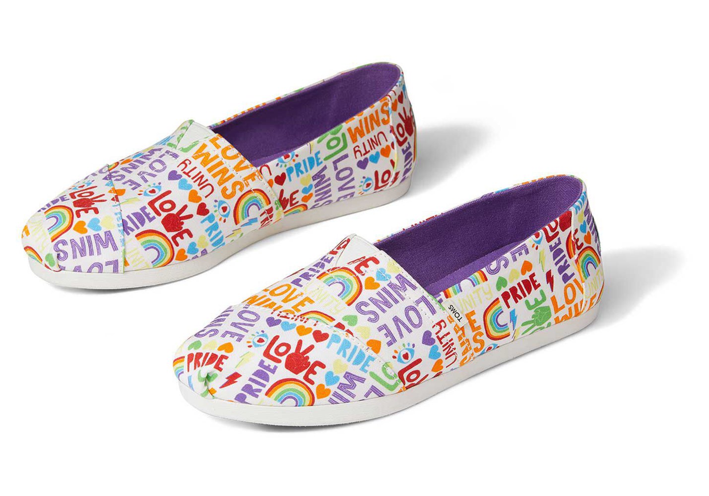 Toms Alpargata Unity Love Wins Espadrille Multicolor - Womens - 01675-HOTI